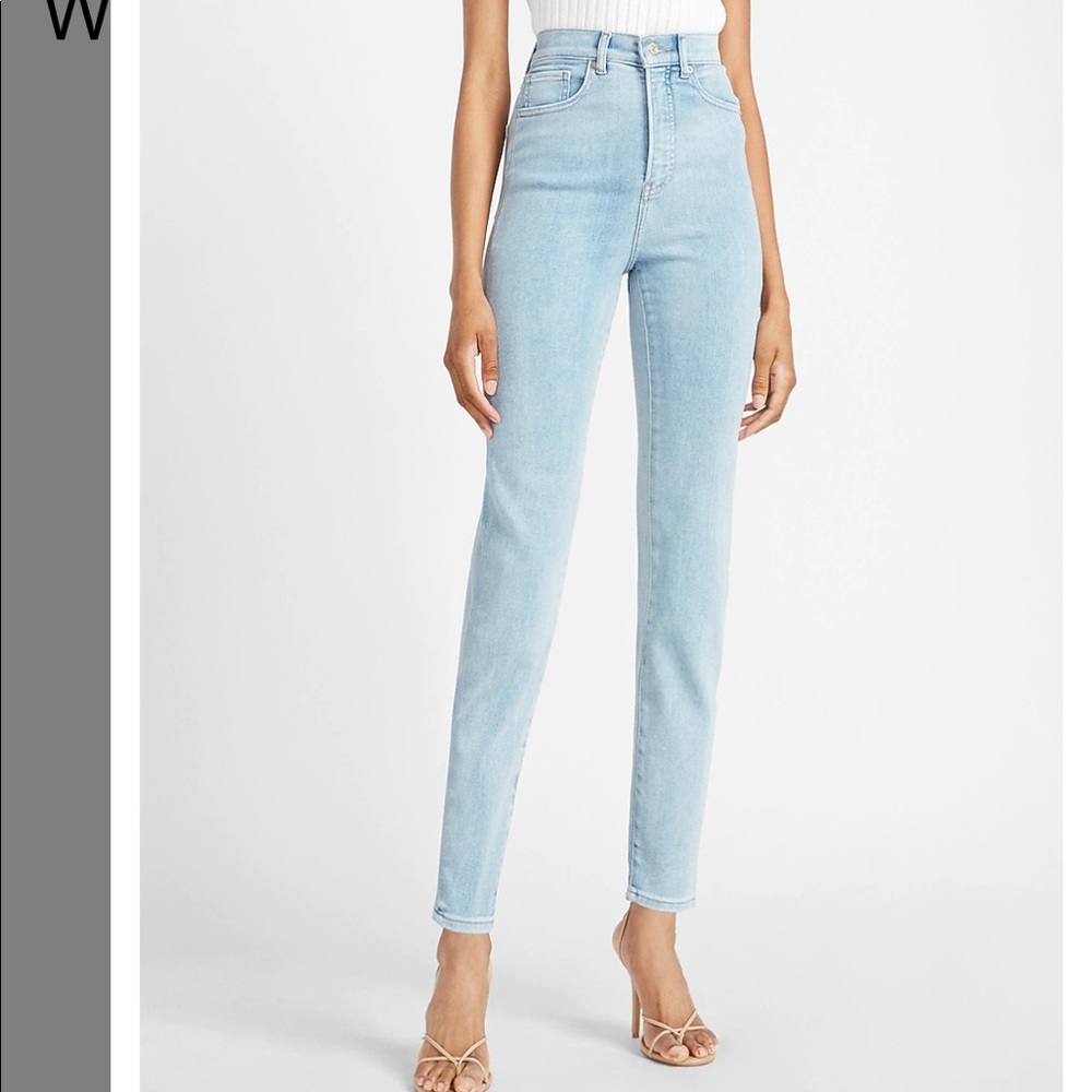 Express 
Slim Super High Rise Denim Jeans